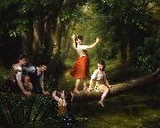 Fritz Zuber-Buhler Innocence oil painting on canvas